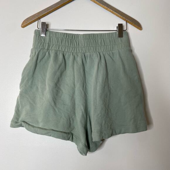 REVOLVE WELLBEING + BEINGWELL Washed Loden Green Sur Goldie Cotton Sweat Set - Picture 15 of 16